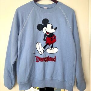 Disneyland Blue Mickey Mouse Sweatshirt